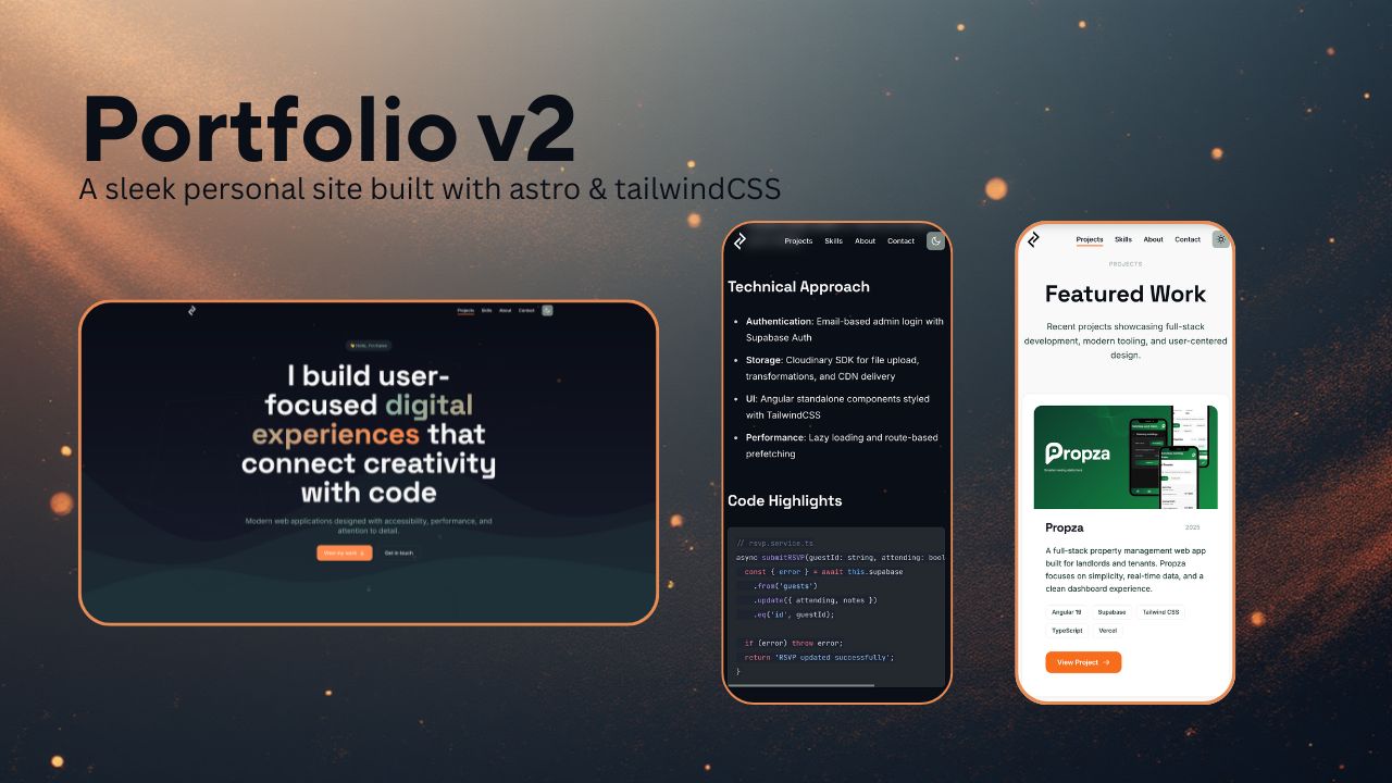 Portfolio v2 screenshot